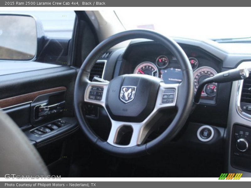 Black / Black 2015 Ram 2500 Laramie Crew Cab 4x4