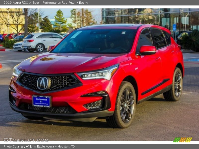 Performance Red Pearl / Ebony 2019 Acura RDX A-Spec