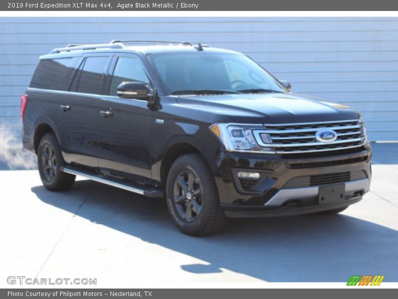 Agate Black Metallic / Ebony 2019 Ford Expedition XLT Max 4x4