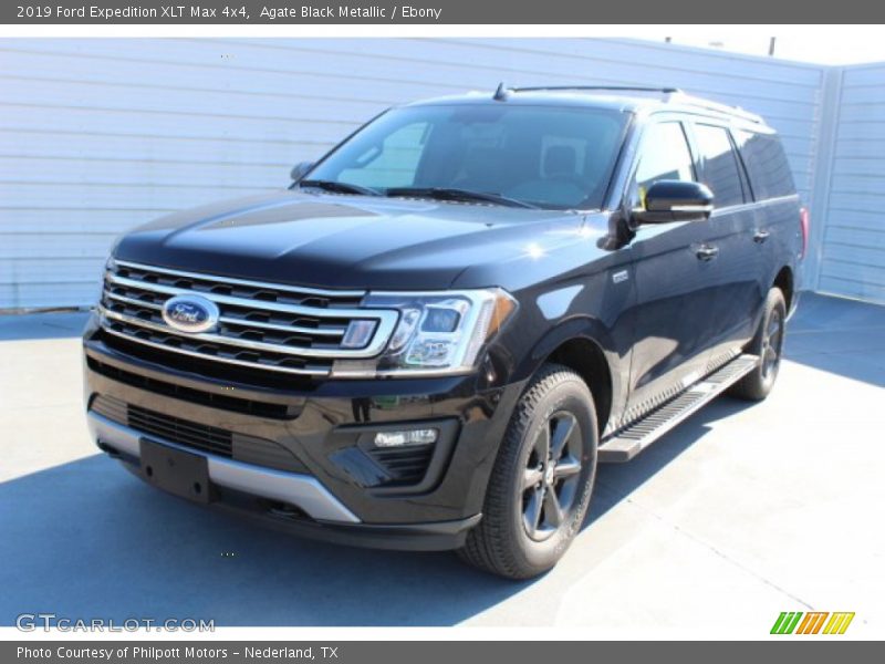 Agate Black Metallic / Ebony 2019 Ford Expedition XLT Max 4x4