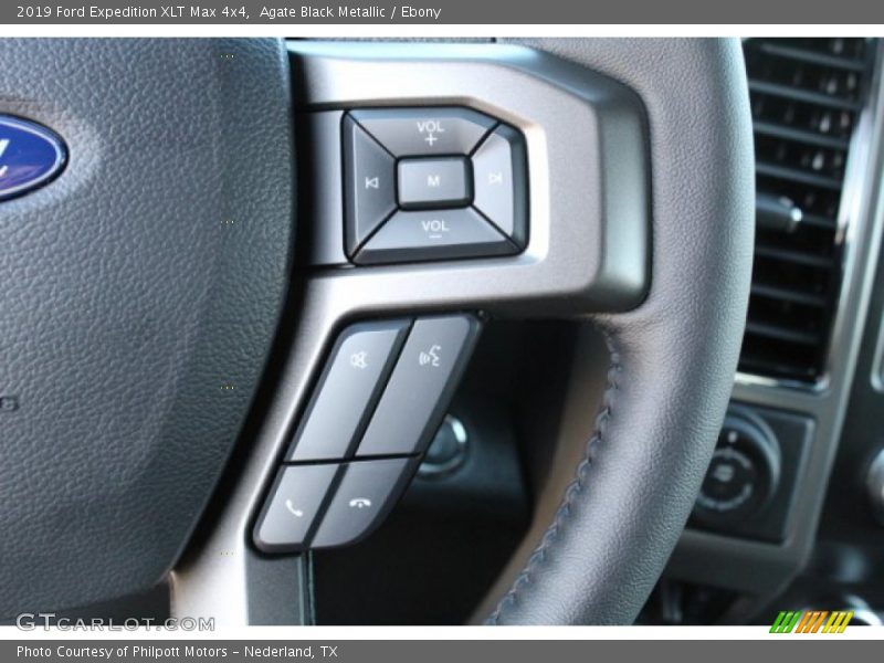Agate Black Metallic / Ebony 2019 Ford Expedition XLT Max 4x4
