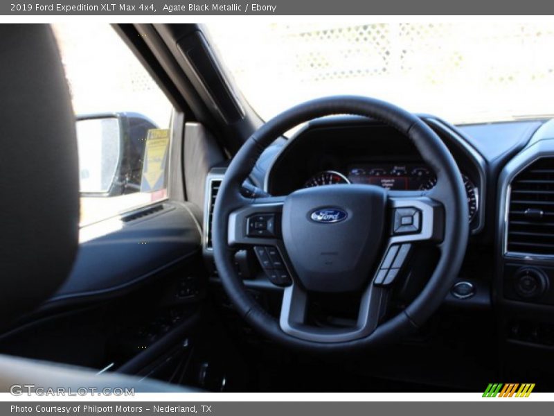 Agate Black Metallic / Ebony 2019 Ford Expedition XLT Max 4x4