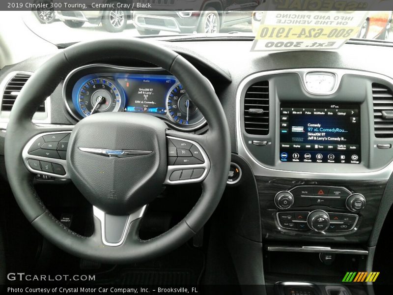 Ceramic Gray / Black 2019 Chrysler 300 Touring