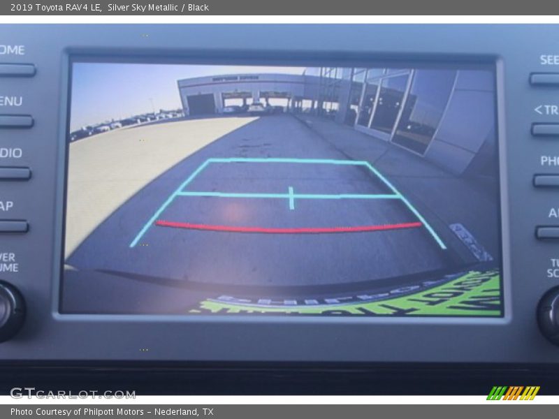 Silver Sky Metallic / Black 2019 Toyota RAV4 LE