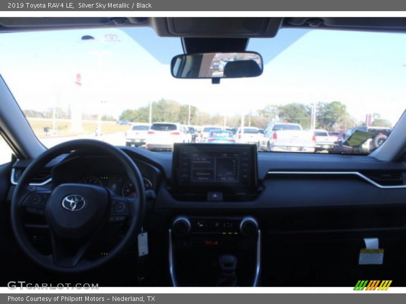 Silver Sky Metallic / Black 2019 Toyota RAV4 LE