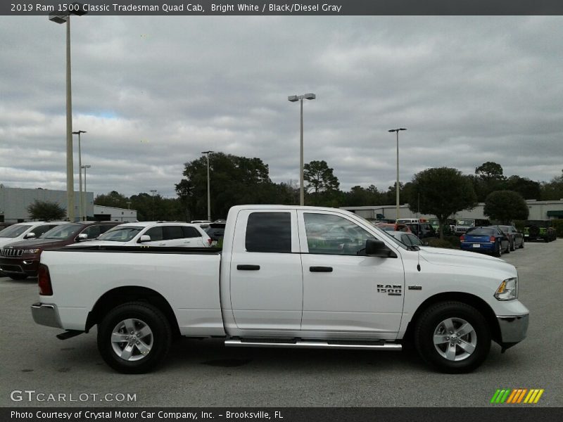 Bright White / Black/Diesel Gray 2019 Ram 1500 Classic Tradesman Quad Cab