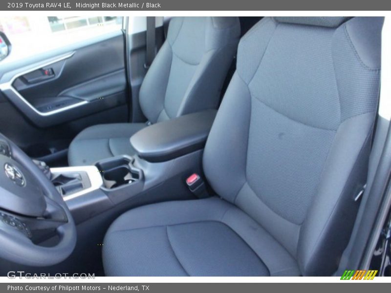 Midnight Black Metallic / Black 2019 Toyota RAV4 LE