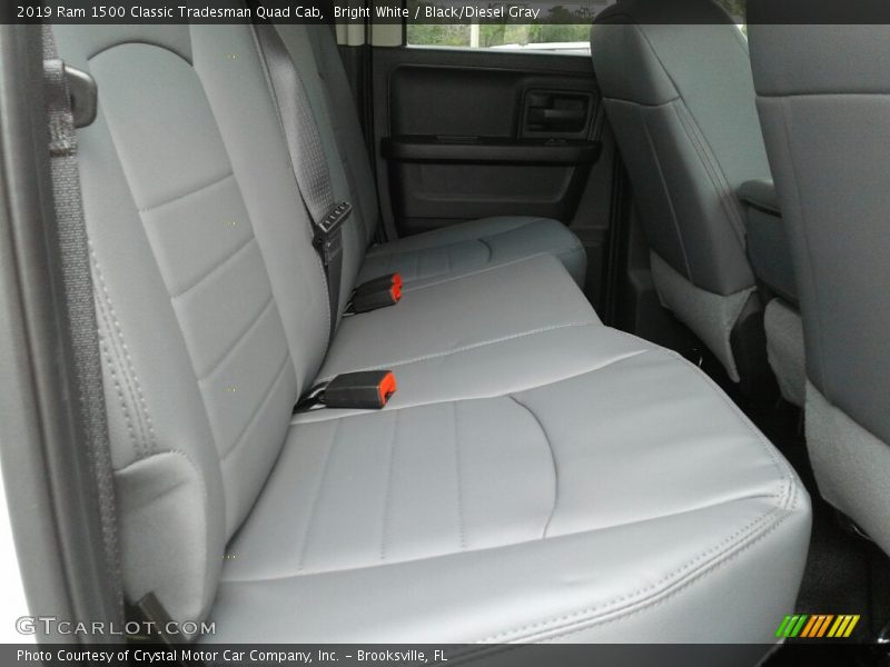 Bright White / Black/Diesel Gray 2019 Ram 1500 Classic Tradesman Quad Cab