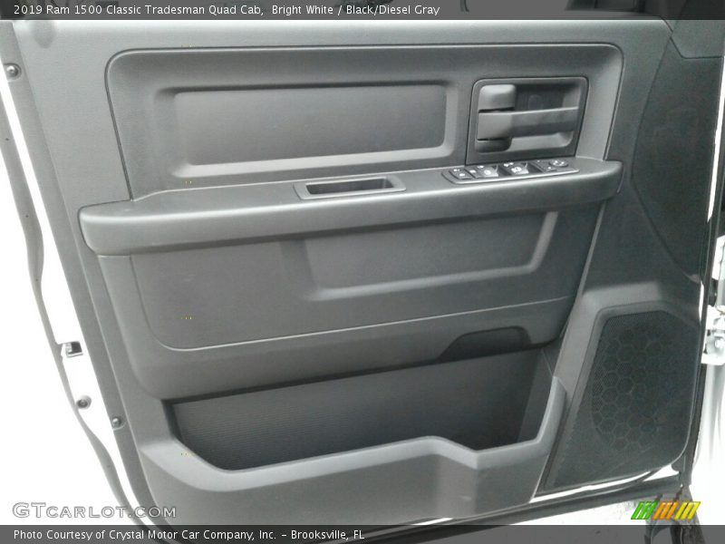 Bright White / Black/Diesel Gray 2019 Ram 1500 Classic Tradesman Quad Cab