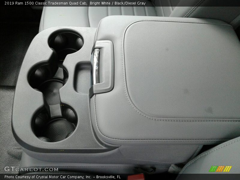 Bright White / Black/Diesel Gray 2019 Ram 1500 Classic Tradesman Quad Cab