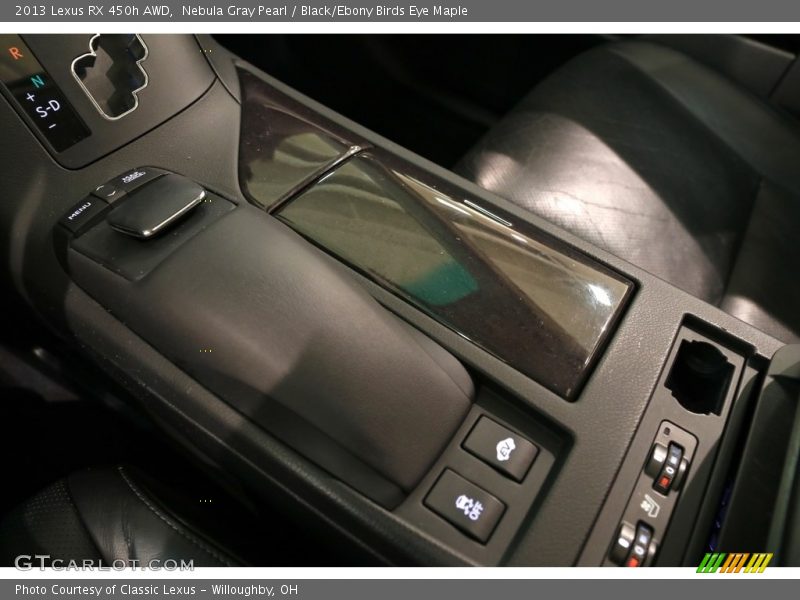 Nebula Gray Pearl / Black/Ebony Birds Eye Maple 2013 Lexus RX 450h AWD