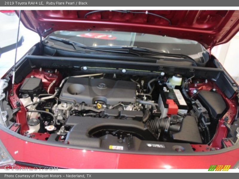 Ruby Flare Pearl / Black 2019 Toyota RAV4 LE