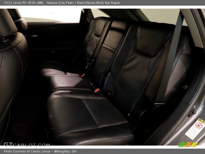 Nebula Gray Pearl / Black/Ebony Birds Eye Maple 2013 Lexus RX 450h AWD