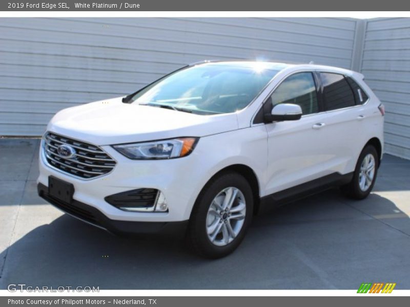 White Platinum / Dune 2019 Ford Edge SEL