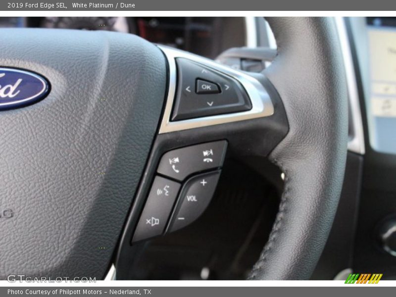 White Platinum / Dune 2019 Ford Edge SEL