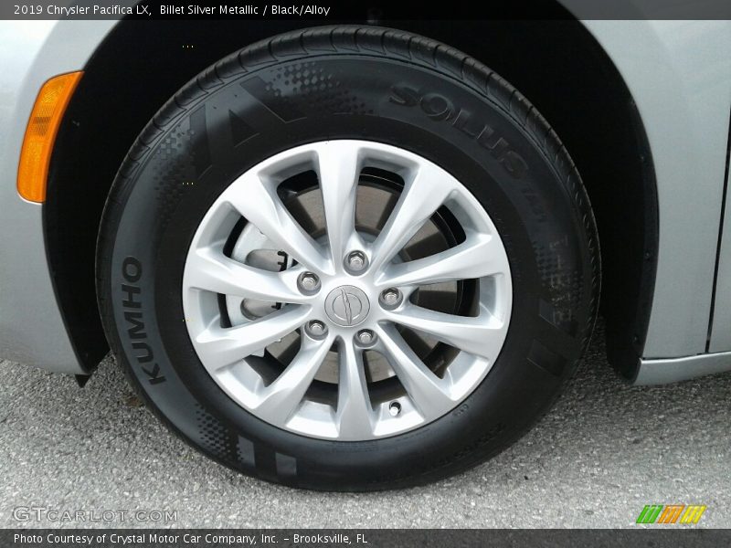 Billet Silver Metallic / Black/Alloy 2019 Chrysler Pacifica LX