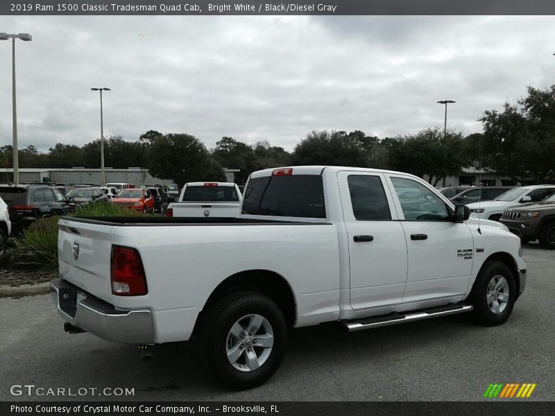Bright White / Black/Diesel Gray 2019 Ram 1500 Classic Tradesman Quad Cab