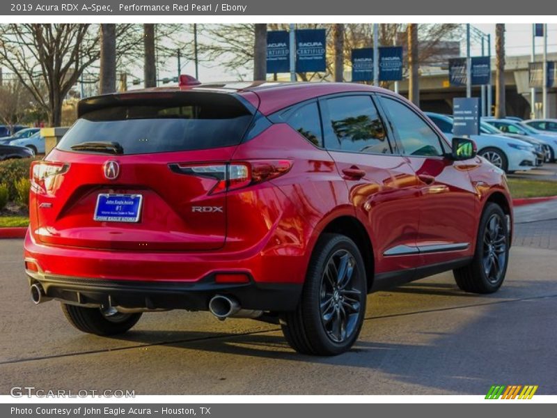 Performance Red Pearl / Ebony 2019 Acura RDX A-Spec