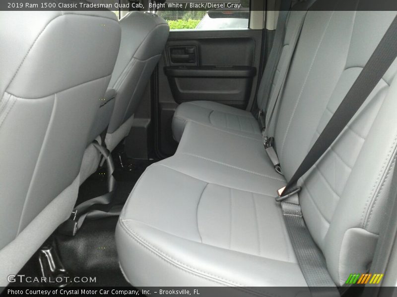 Bright White / Black/Diesel Gray 2019 Ram 1500 Classic Tradesman Quad Cab