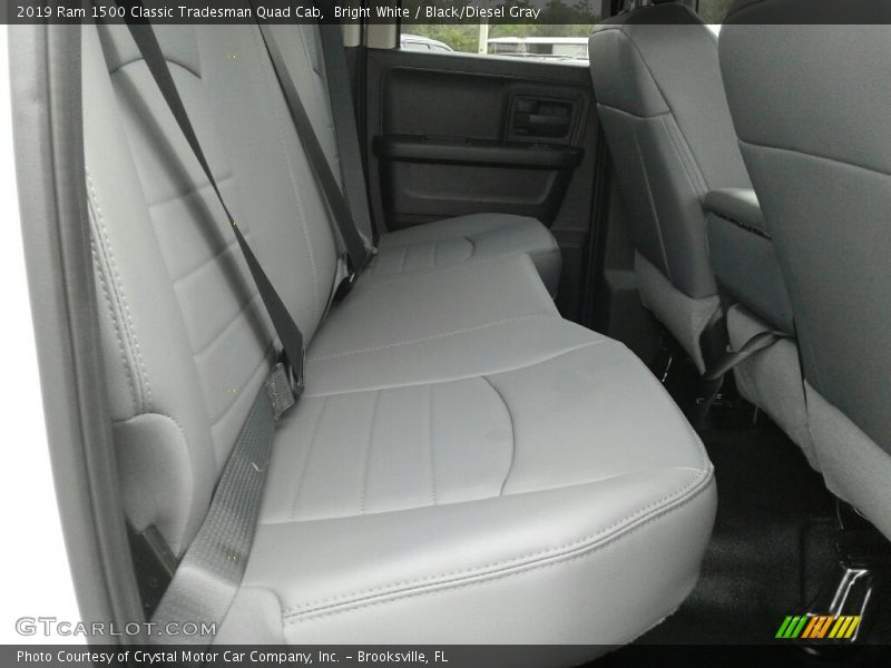 Bright White / Black/Diesel Gray 2019 Ram 1500 Classic Tradesman Quad Cab