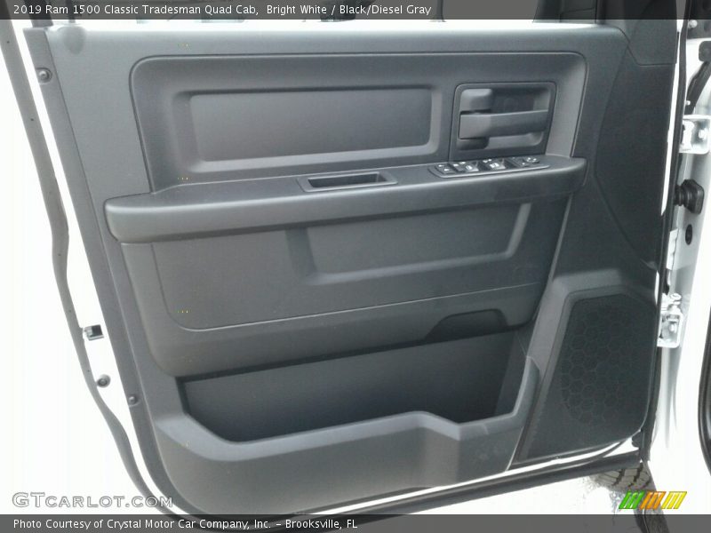 Bright White / Black/Diesel Gray 2019 Ram 1500 Classic Tradesman Quad Cab