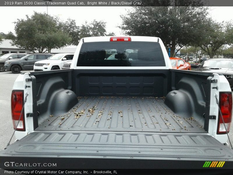 Bright White / Black/Diesel Gray 2019 Ram 1500 Classic Tradesman Quad Cab