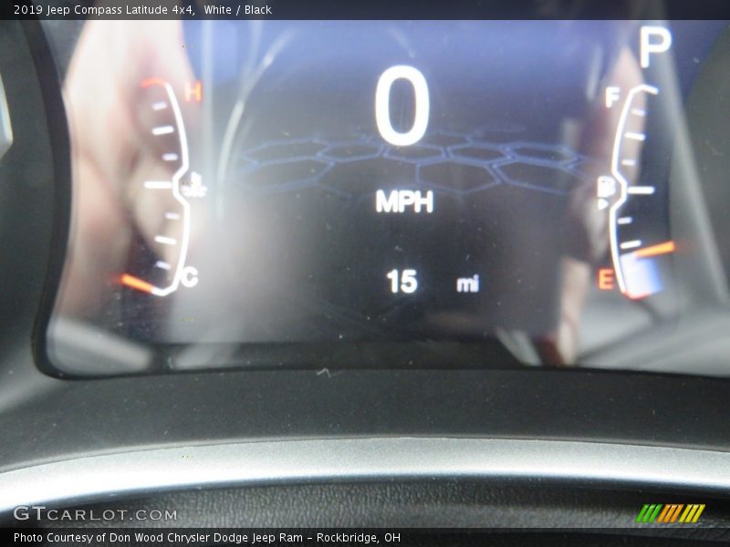 White / Black 2019 Jeep Compass Latitude 4x4