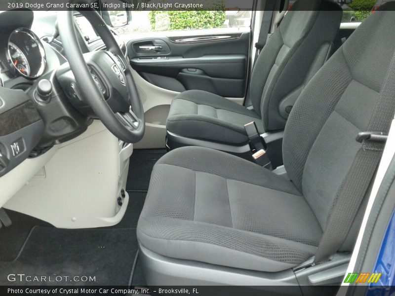 Indigo Blue / Black/Light Graystone 2019 Dodge Grand Caravan SE