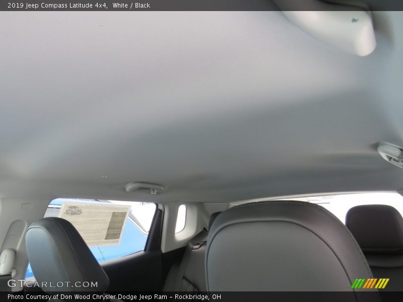 White / Black 2019 Jeep Compass Latitude 4x4