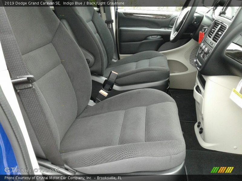 Indigo Blue / Black/Light Graystone 2019 Dodge Grand Caravan SE