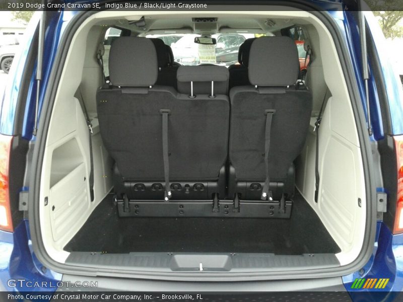 Indigo Blue / Black/Light Graystone 2019 Dodge Grand Caravan SE