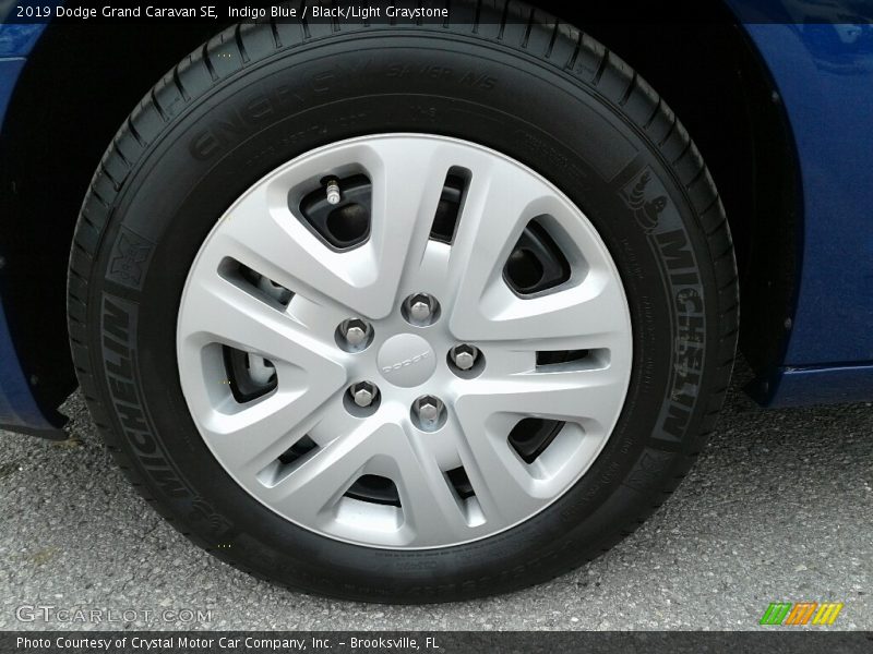 Indigo Blue / Black/Light Graystone 2019 Dodge Grand Caravan SE