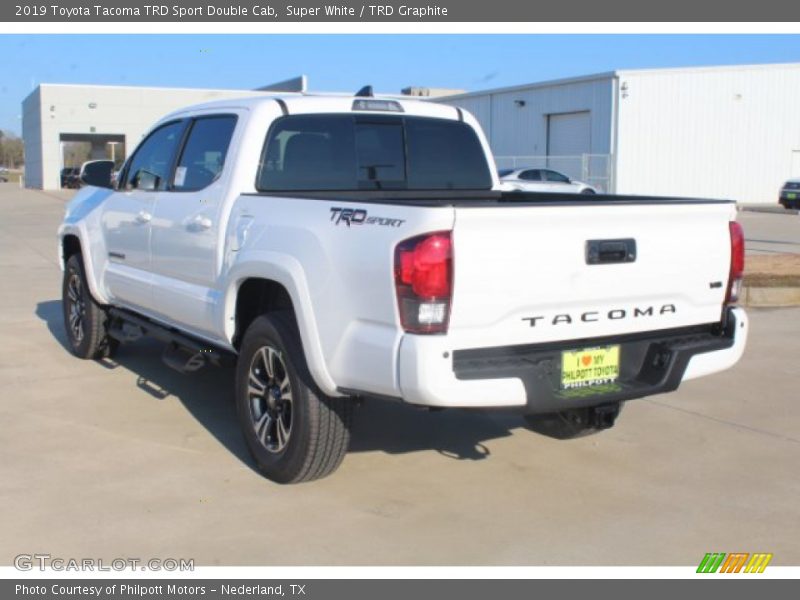 Super White / TRD Graphite 2019 Toyota Tacoma TRD Sport Double Cab