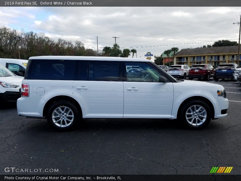 Oxford White / Charcoal Black 2019 Ford Flex SE