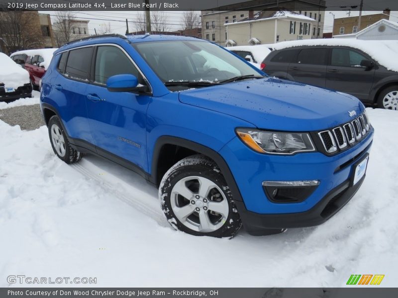 Laser Blue Pearl / Black 2019 Jeep Compass Latitude 4x4