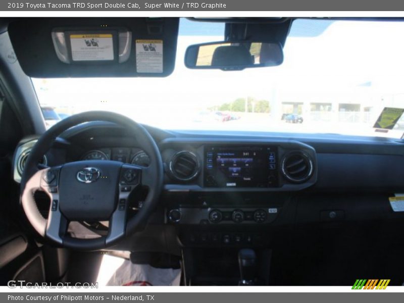 Super White / TRD Graphite 2019 Toyota Tacoma TRD Sport Double Cab