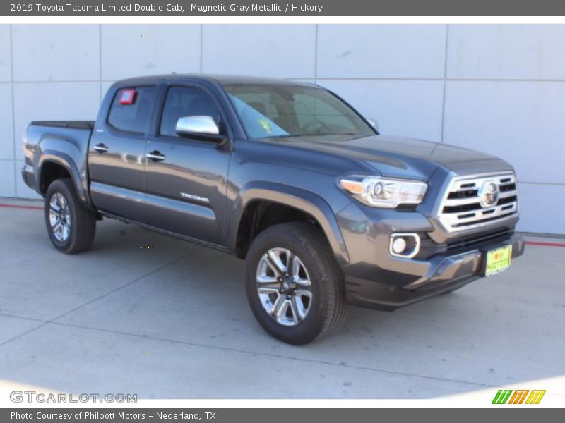 Magnetic Gray Metallic / Hickory 2019 Toyota Tacoma Limited Double Cab