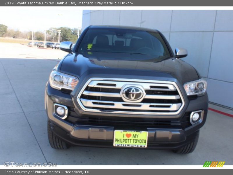 Magnetic Gray Metallic / Hickory 2019 Toyota Tacoma Limited Double Cab