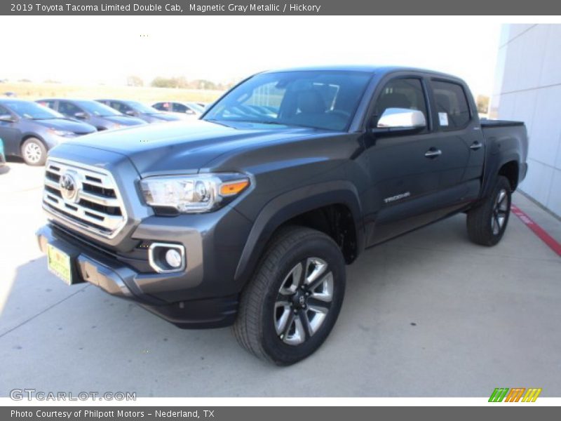 Magnetic Gray Metallic / Hickory 2019 Toyota Tacoma Limited Double Cab