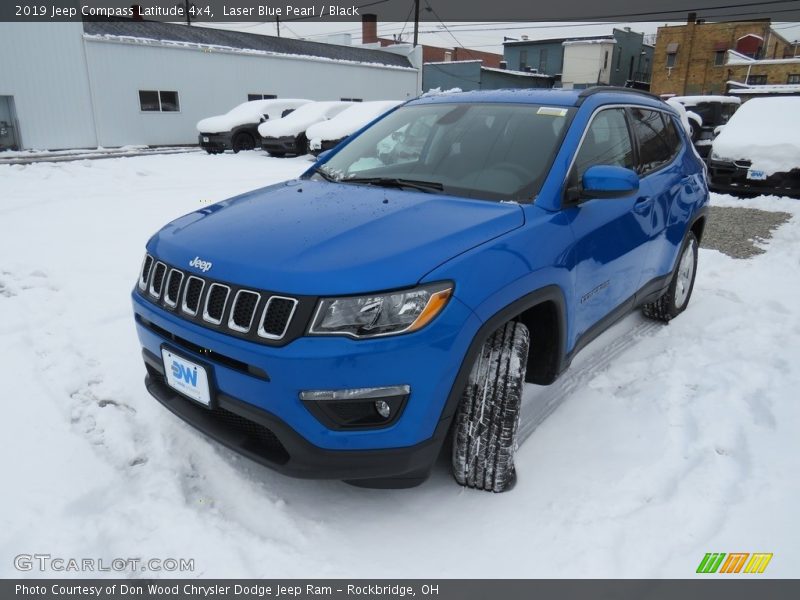 Laser Blue Pearl / Black 2019 Jeep Compass Latitude 4x4