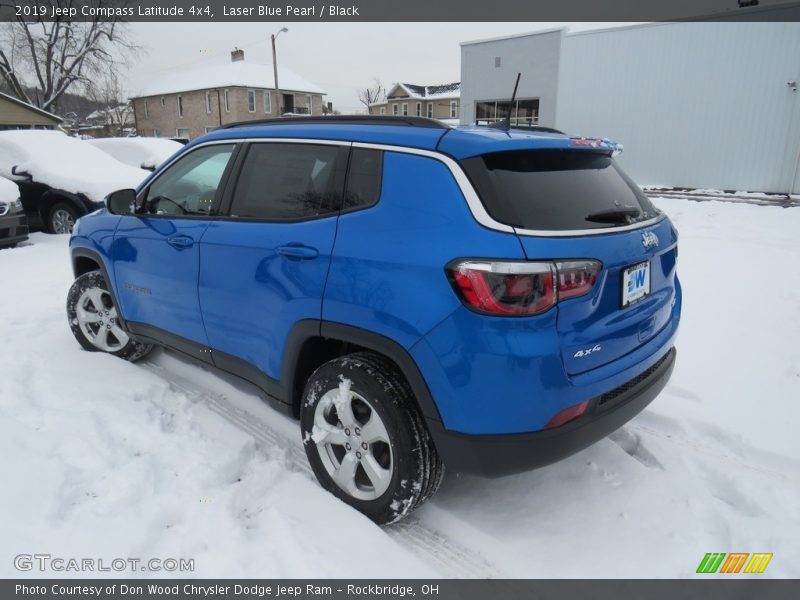 Laser Blue Pearl / Black 2019 Jeep Compass Latitude 4x4