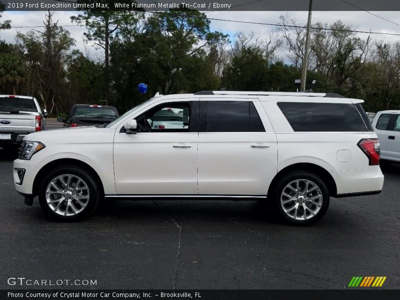  2019 Expedition Limited Max White Platinum Metallic Tri-Coat
