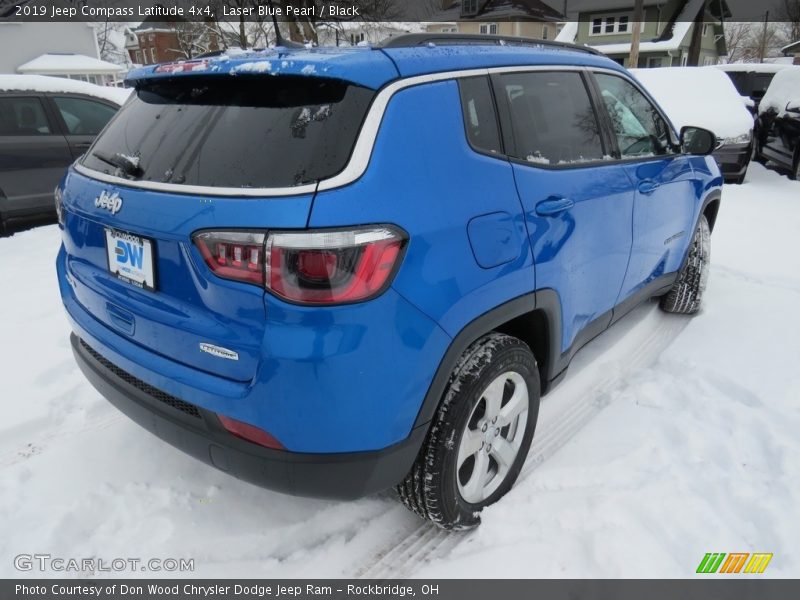 Laser Blue Pearl / Black 2019 Jeep Compass Latitude 4x4