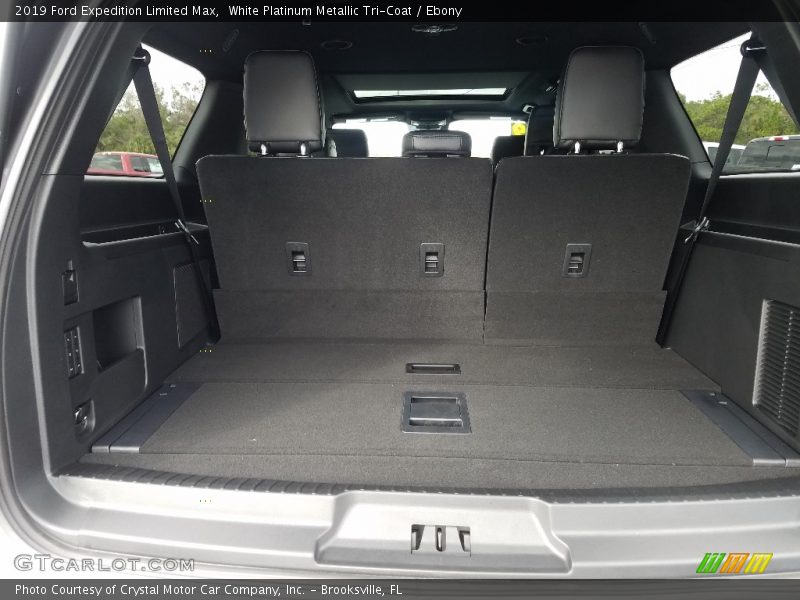 White Platinum Metallic Tri-Coat / Ebony 2019 Ford Expedition Limited Max