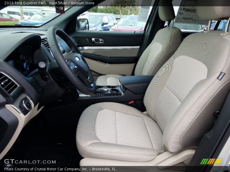 Front Seat of 2019 Explorer FWD