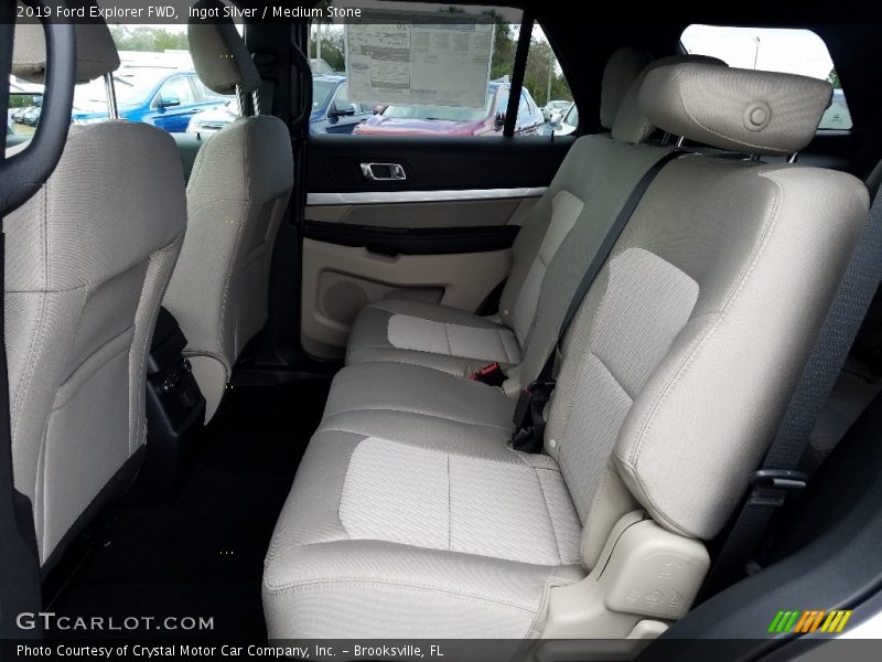 Rear Seat of 2019 Explorer FWD