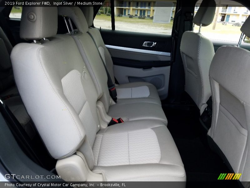 Rear Seat of 2019 Explorer FWD