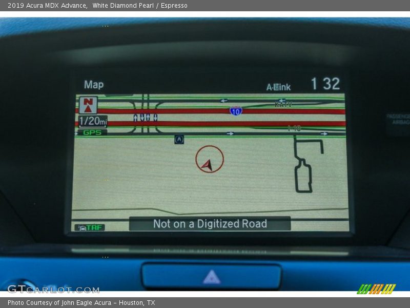 White Diamond Pearl / Espresso 2019 Acura MDX Advance