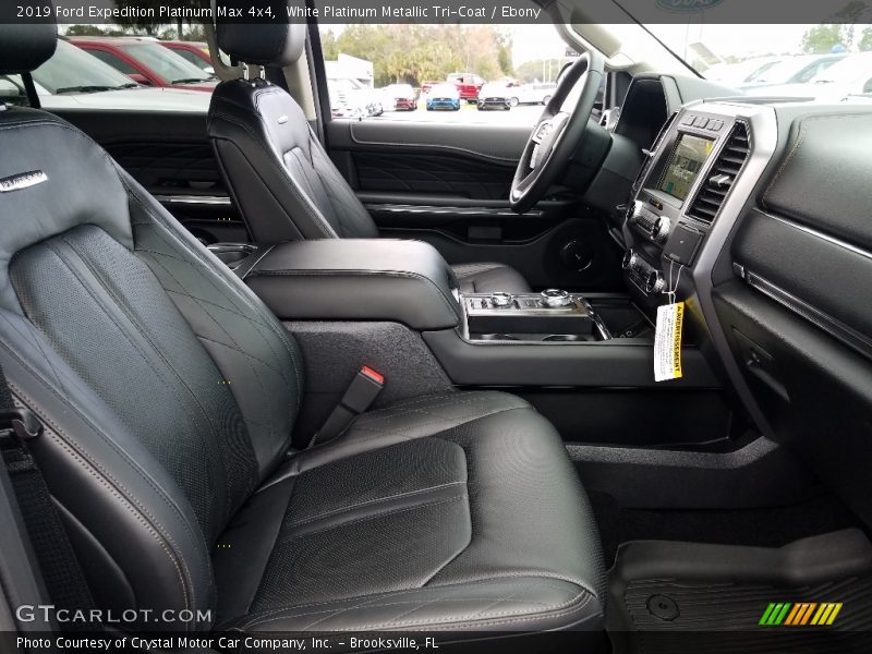 Front Seat of 2019 Expedition Platinum Max 4x4