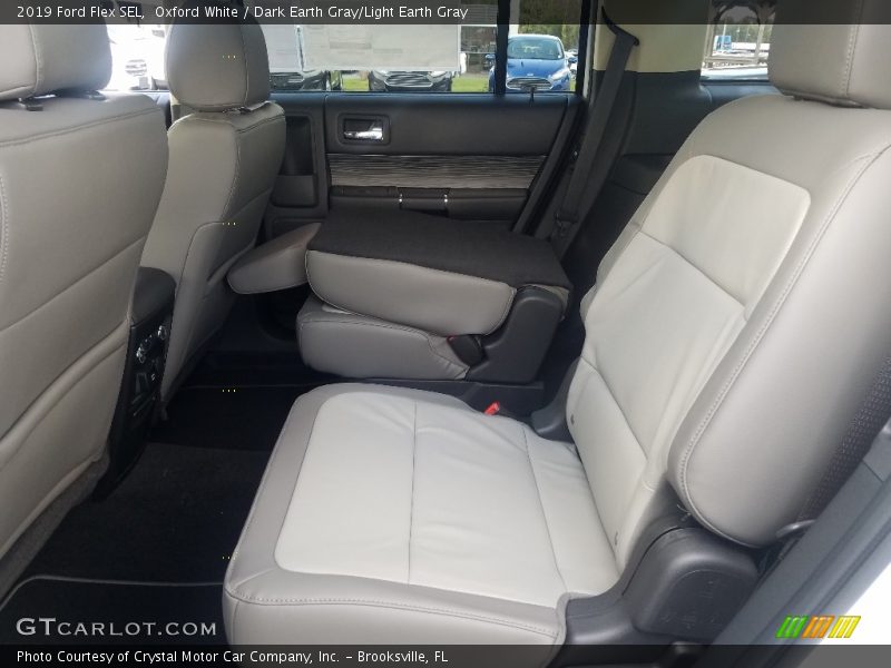 Oxford White / Dark Earth Gray/Light Earth Gray 2019 Ford Flex SEL